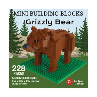 Mini Building Blocks - Grizzly Bear
