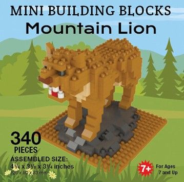 Mini Building Blocks - Mountain Lion