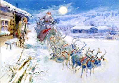 Christmas Cards - Christmas at the Line Camp