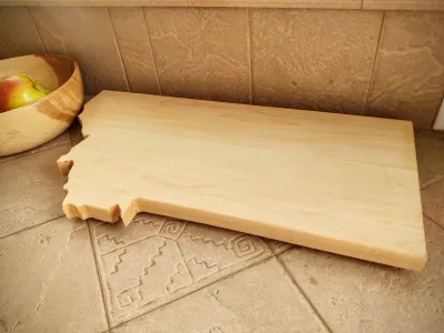 Montana Shaped Charcuterie Board