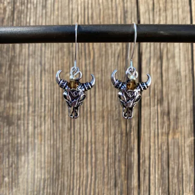 Plains Buffalo Earrings