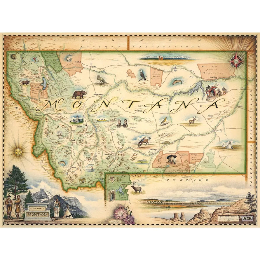Map - Montana Xplorer Map