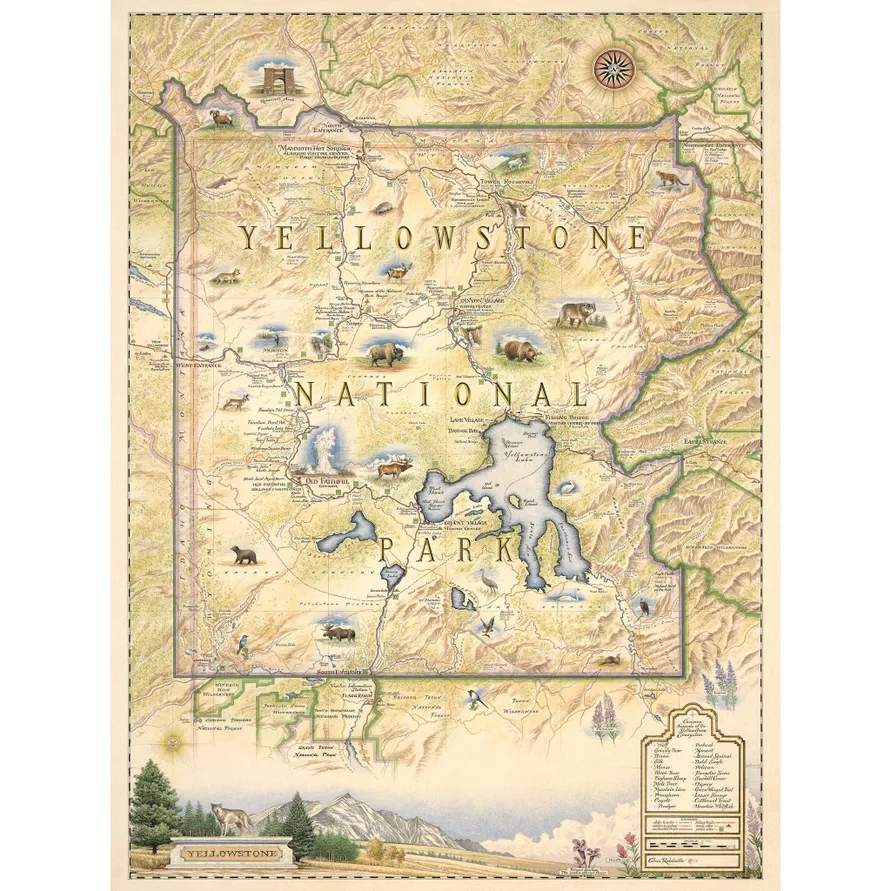 Map - Yellowstone Xplorer Map
