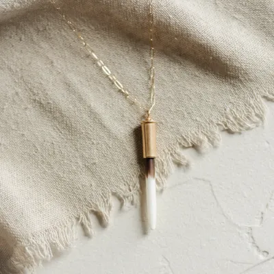 Single Quill Pendant Necklace