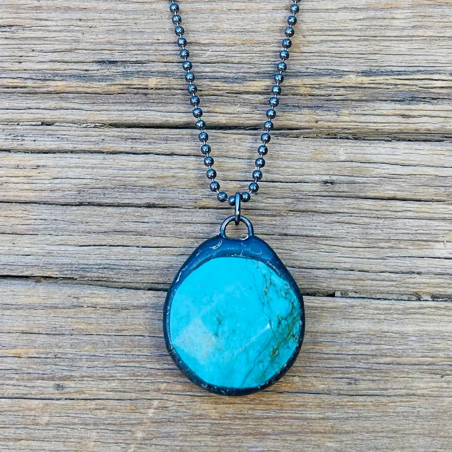 Soldered Turquoise Necklace
