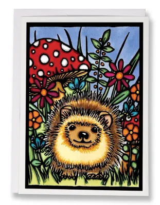 Card - Hedgehog