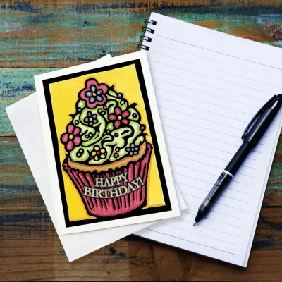 Card - Birthday Cupcake