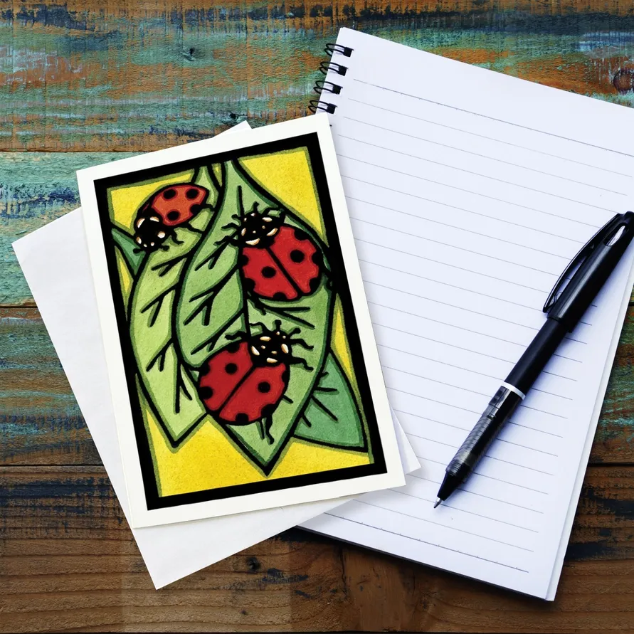 Card - Ladybugs