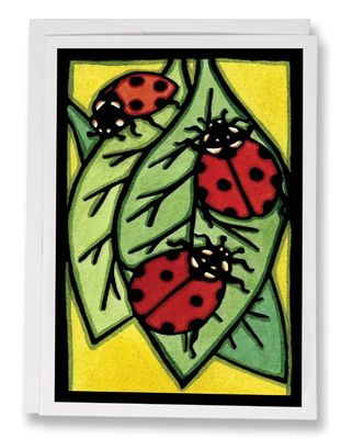 Card - Ladybugs