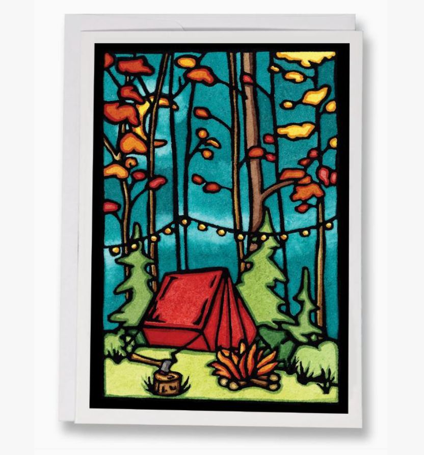 Card - Evening at Camp