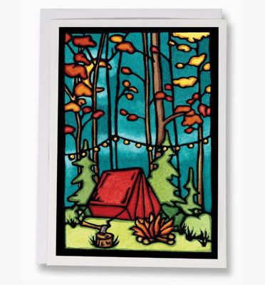 Card - Evening at Camp