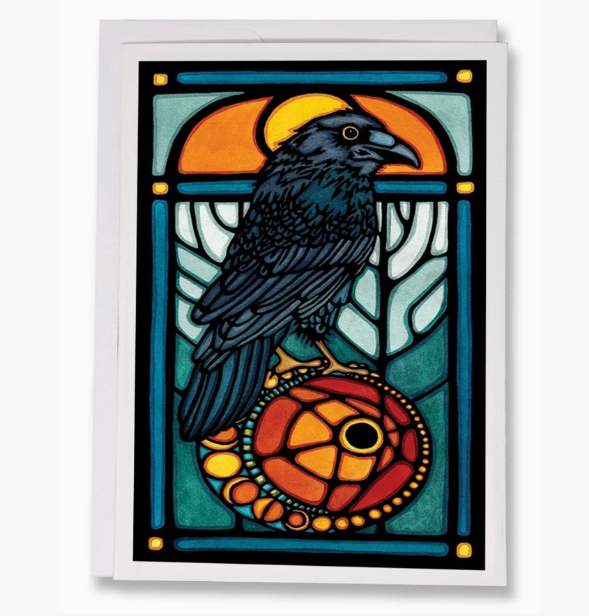 Card - Raven Moon