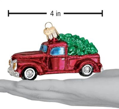 Ornament -  OW Old Truck With Tree