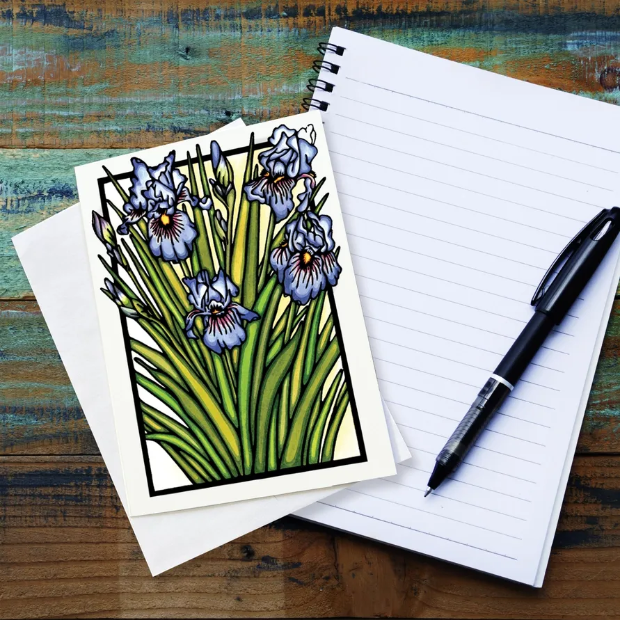 Card - Iris