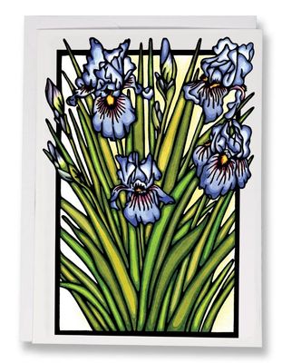 Card - Iris