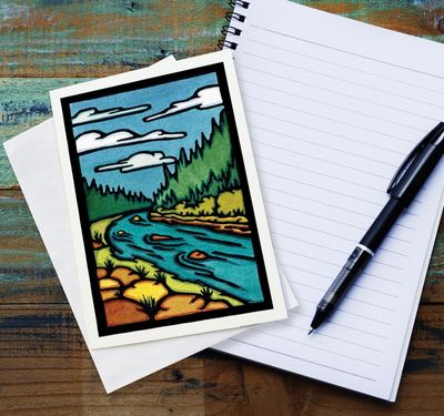 Card - The River