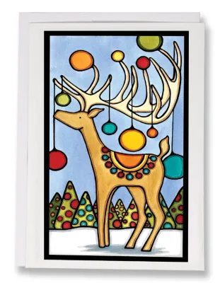 Card - Deer (Holiday
