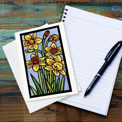 Card - Daffodils