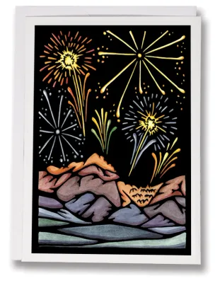 Card - Fireworks