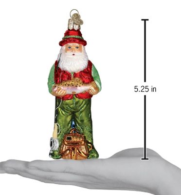 Ornament - Fly Fishing Santa