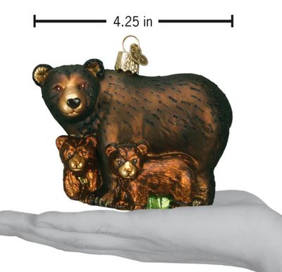 Ornament -  OW Bear With Cubs