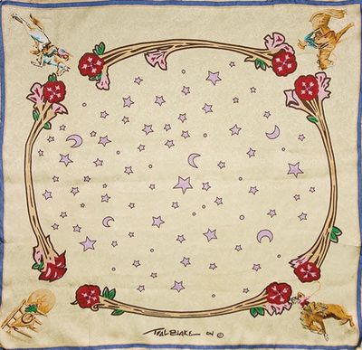Silk Scarf - Ltd Rodeo Girl Ivory