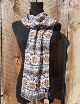 Knit Scarf - Fair Isle Arrowleaf
