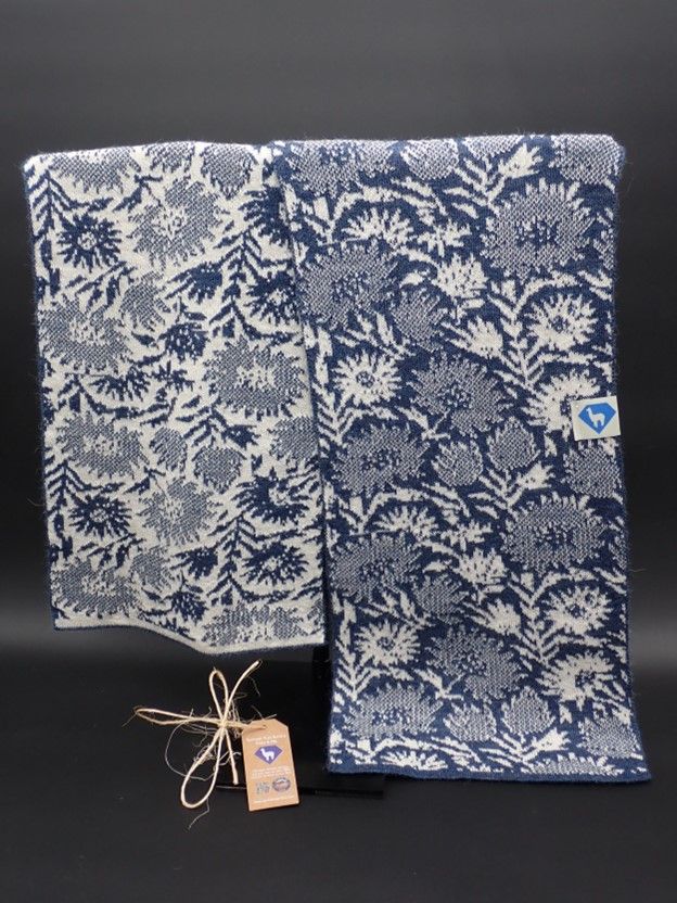 Knit Scarf - Balsamroot Floral