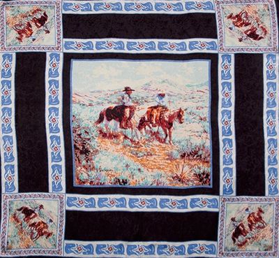 Silk Scarf - Ltd Compadres Black