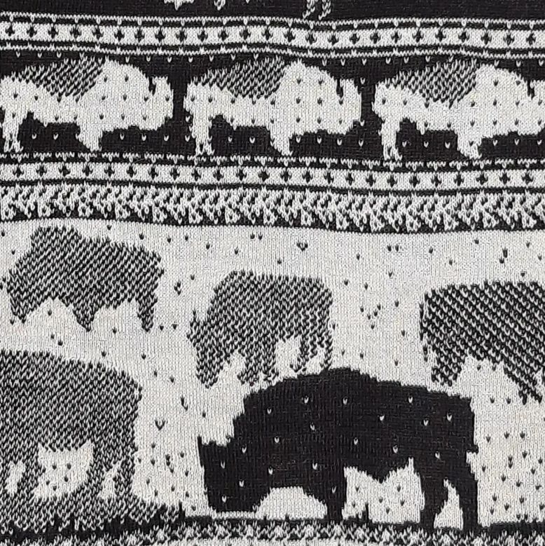 Knit Scarf - Roaming Bison