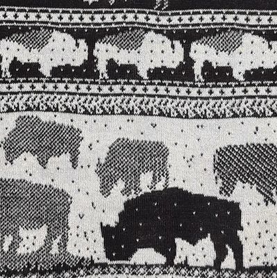 Knit Scarf - Roaming Bison