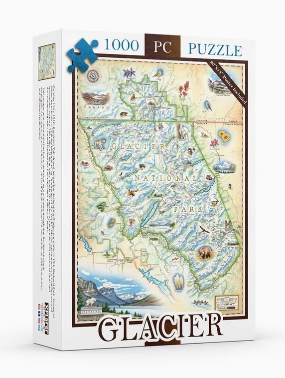 Puzzle - Glacier Xplorer Map