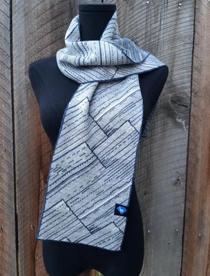 Knit Scarf - Mountain Abstract