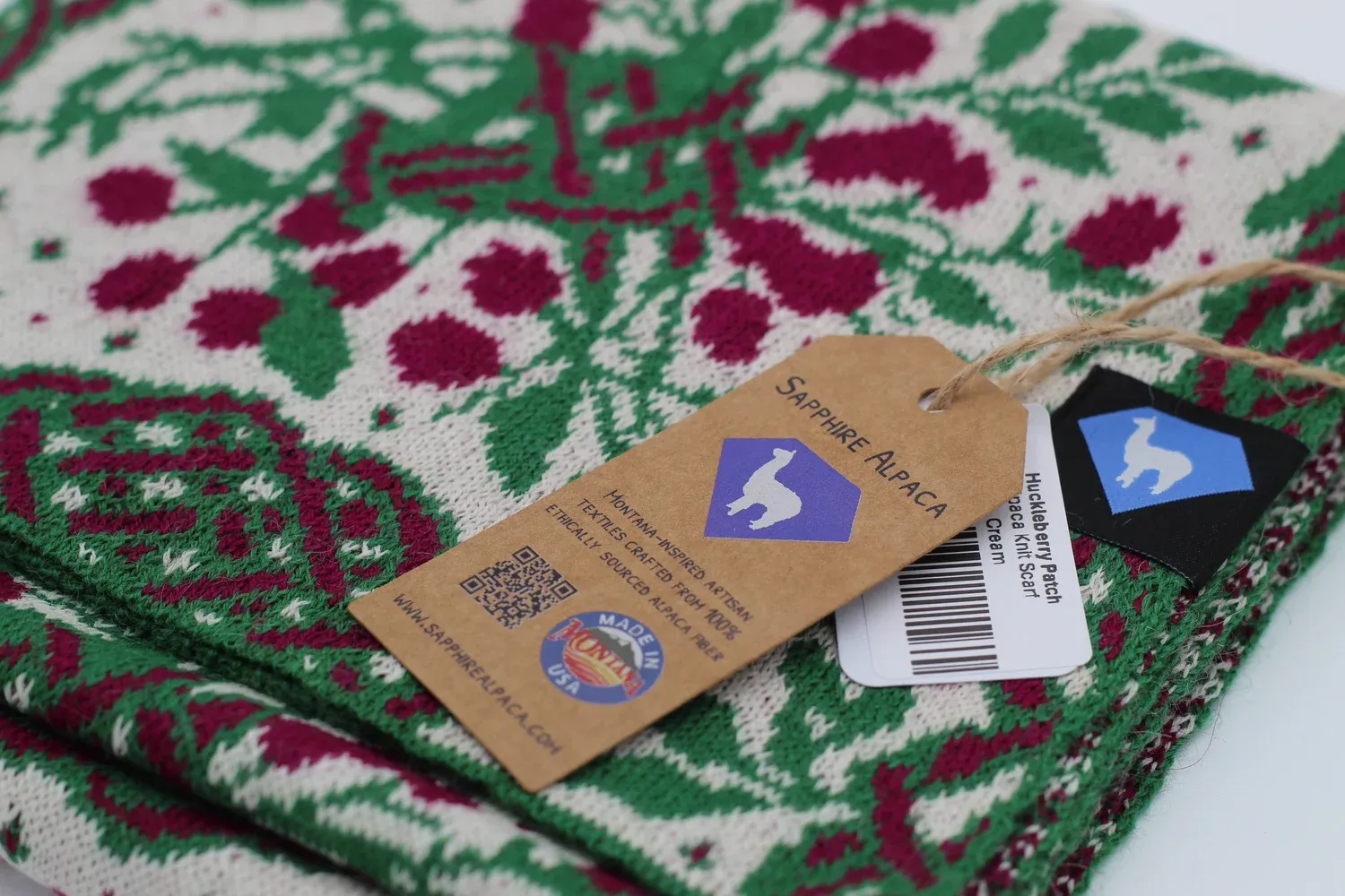 Knit Scarf - Huckleberry Patch