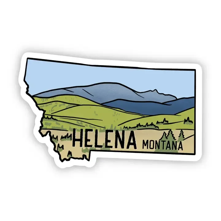 Sleeping Giant Montana Sticker