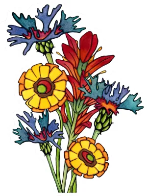 Sticker - Wildflowers