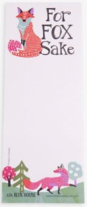 Magnetic List - For Fox Sake