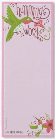 Magnetic List - Humming Words