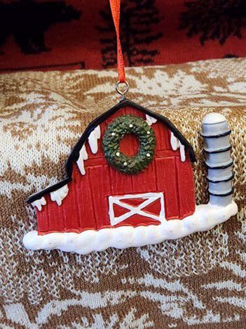 Ornament - Festive Barn