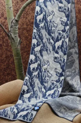 Knit Scarf - Goat