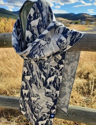 Knit Scarf - Goat