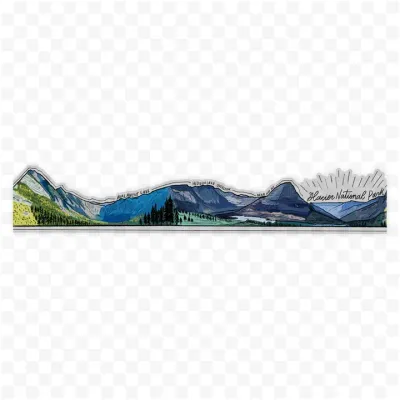 Glacier National Park Wrap Sticker