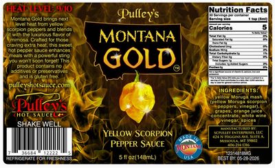 Montana Gold Hot Sauce