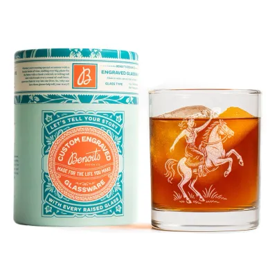Cowgirl Whisky Glass