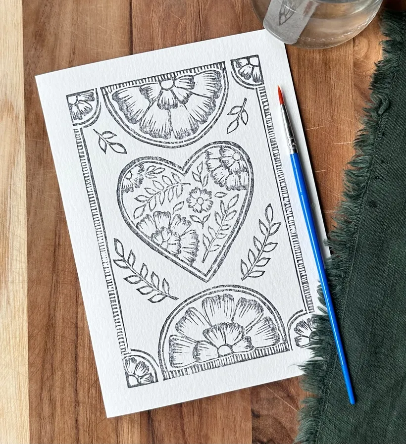 Heart &amp; Flowers Watercolor Kit