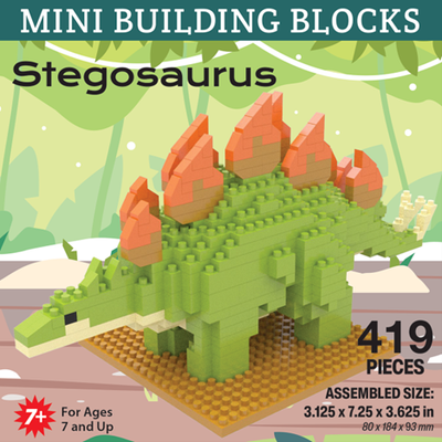 Mini Building Blocks - Stegosaurus