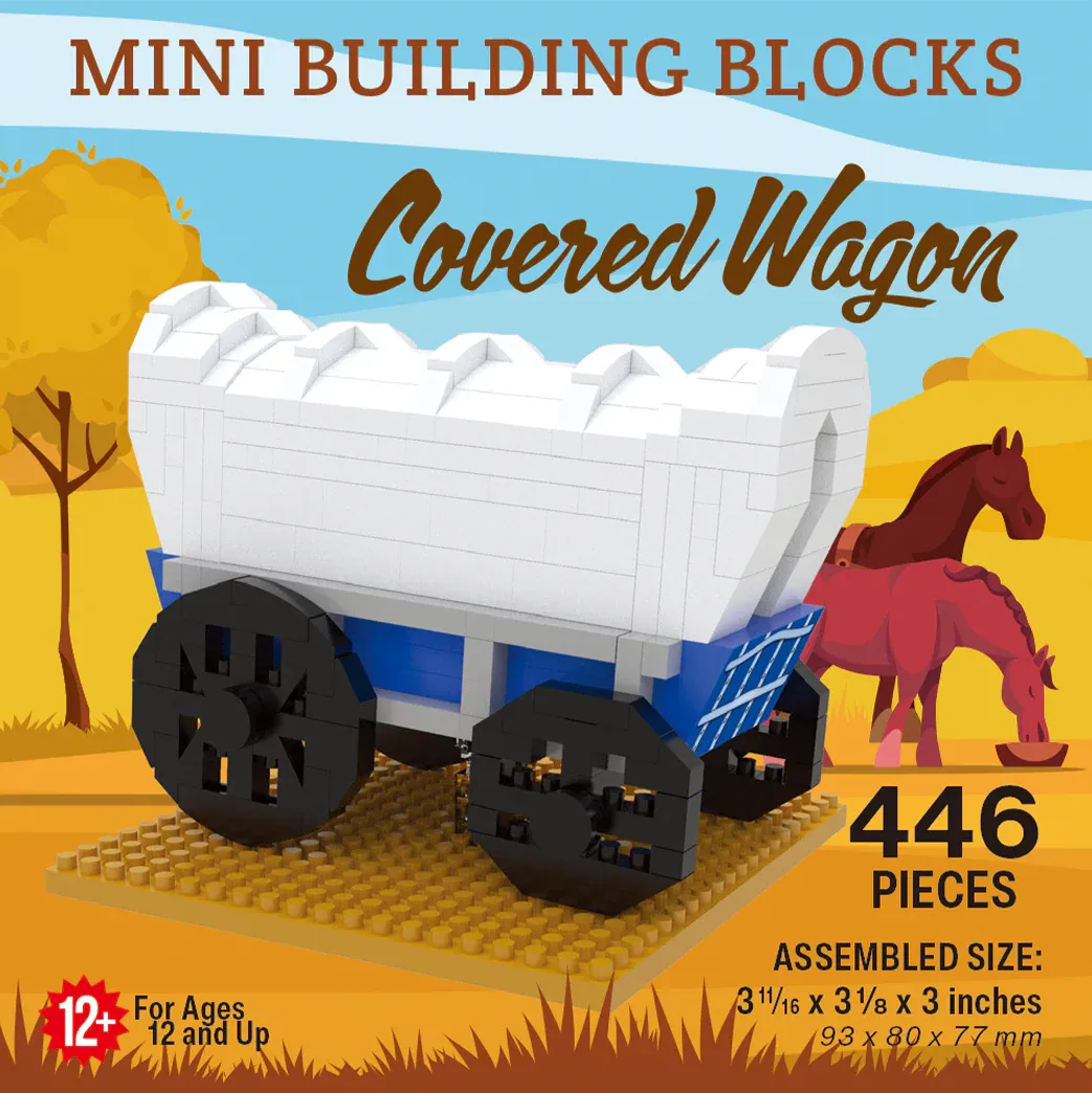 Mini Building Blocks - Covered Wagon