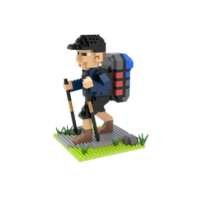 Mini Building Blocks - Hiker