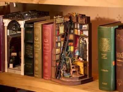 Silent Corner Study - Book Nook