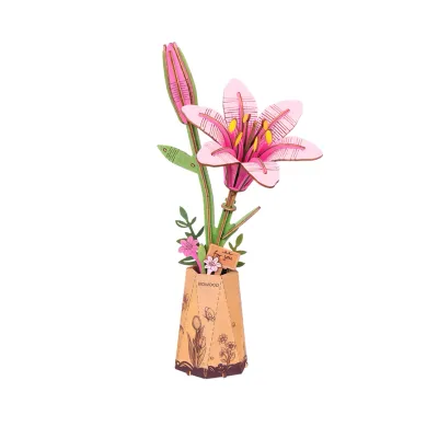 Pink Lily - 3D Puzzle